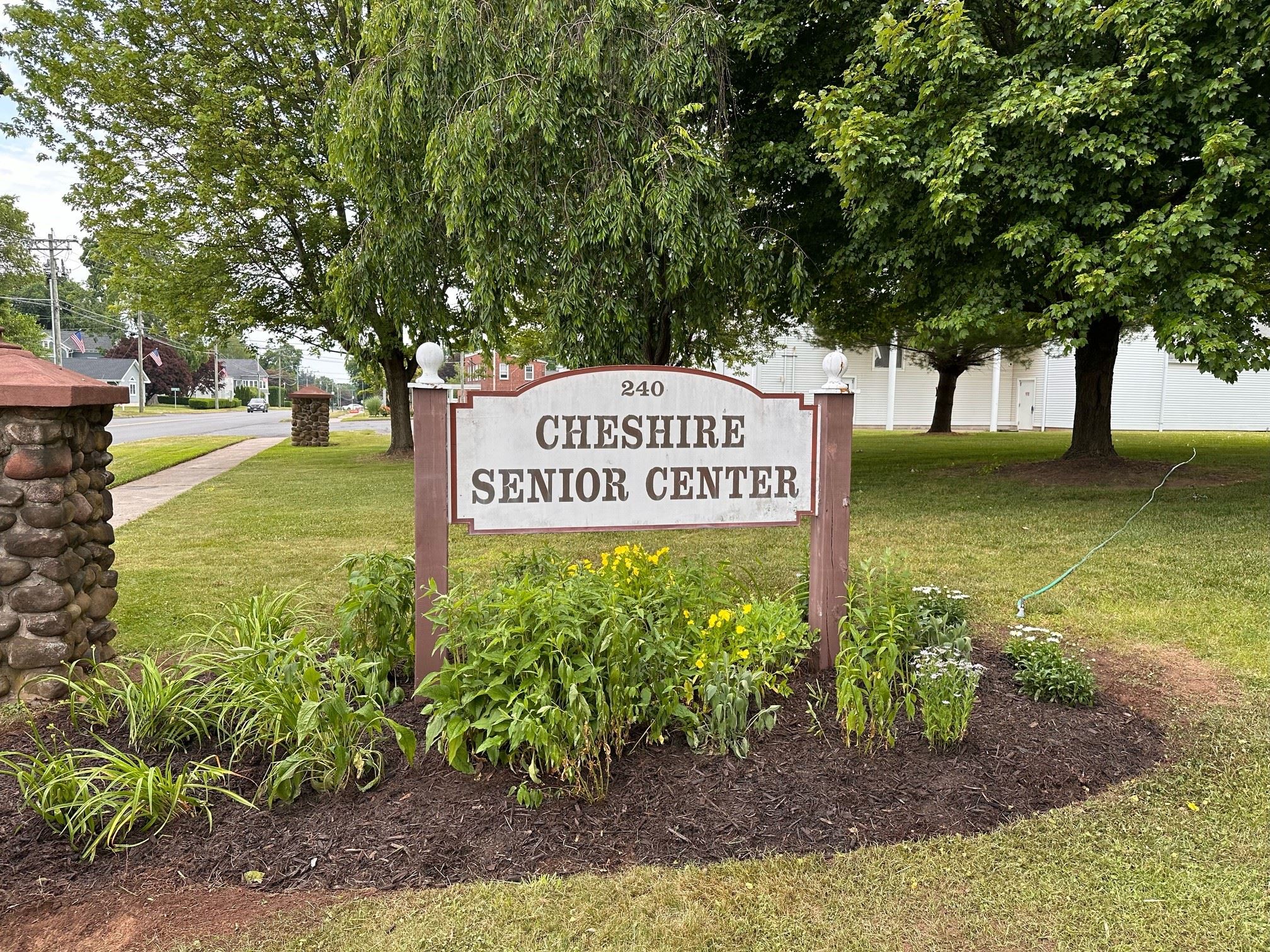 Cheshire Senior Center Sign